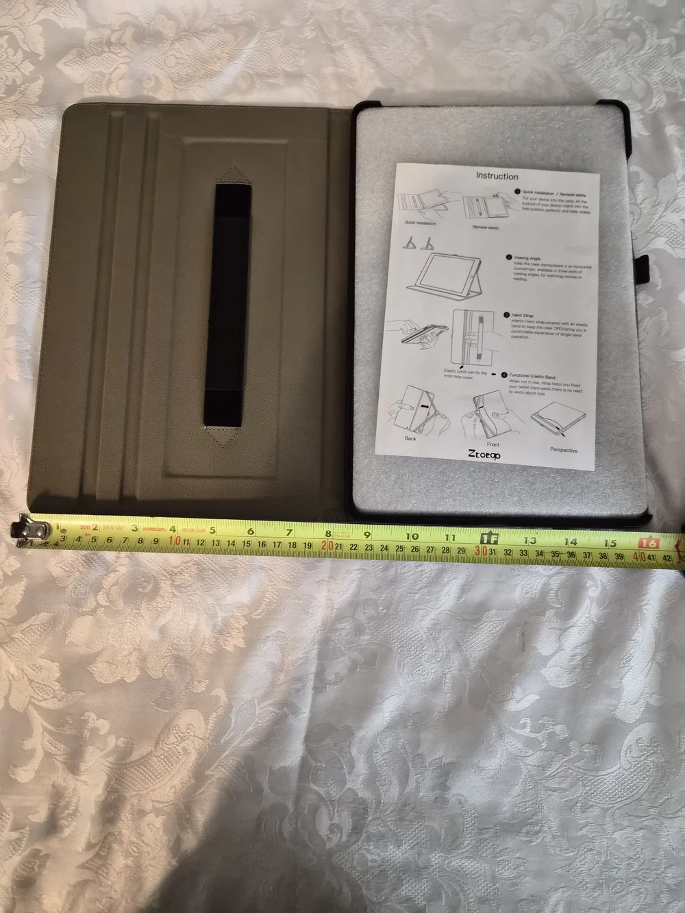 ZtotopCases Black Tablet Case - Slim Protective Sleeve